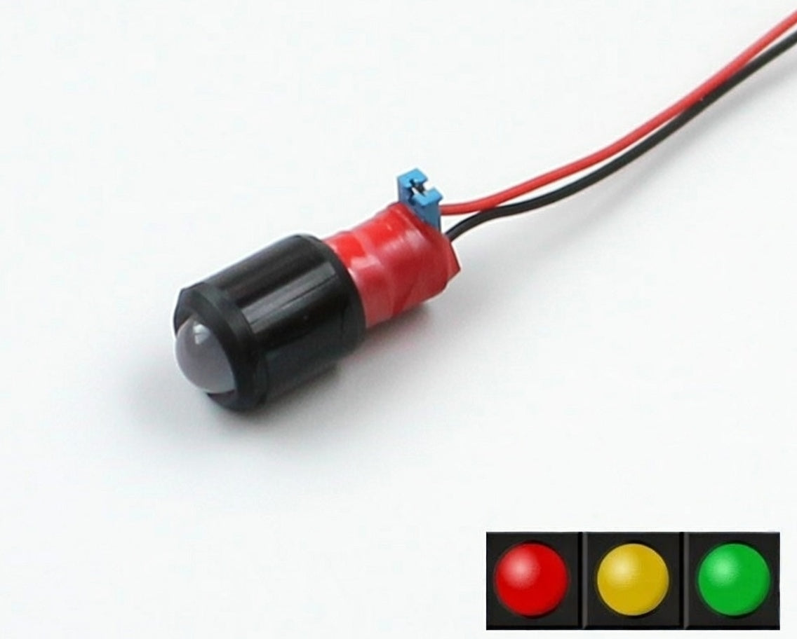 12v LED Battery charge / alternator level indicator monitor warning light lamp E